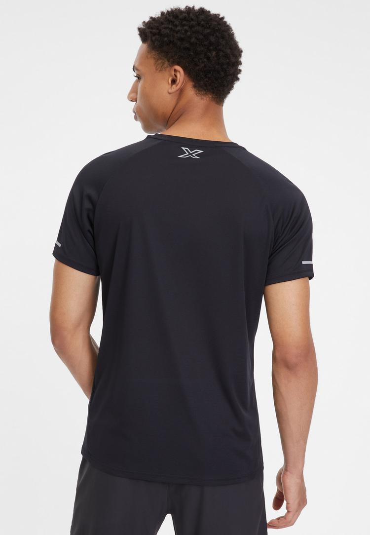 2XU 2XU Aero Tee Funktionsshirt Herren - black-silver reflective - 2 | SportScheck