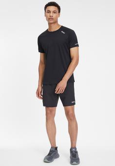 Rückansicht von 2XU Aero 7 Inch Funktionsshorts Herren seaport-silver reflective