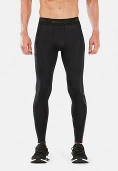 Rückansicht von 2XU Force Compression Tights Herren black/nero