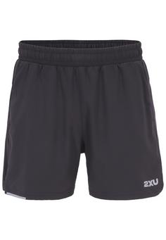 2XU Aero 5 Inch Funktionsshorts Herren black/silver reflective