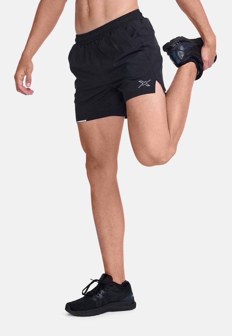 2XU 2XU Aero 5 Inch Funktionsshorts Herren - black-silver reflective - 5 | SportScheck