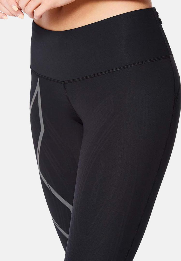 2XU 2XU Light Speed Mid-Rise Comp Tights Damen - black- black reflective - 3 | SportScheck