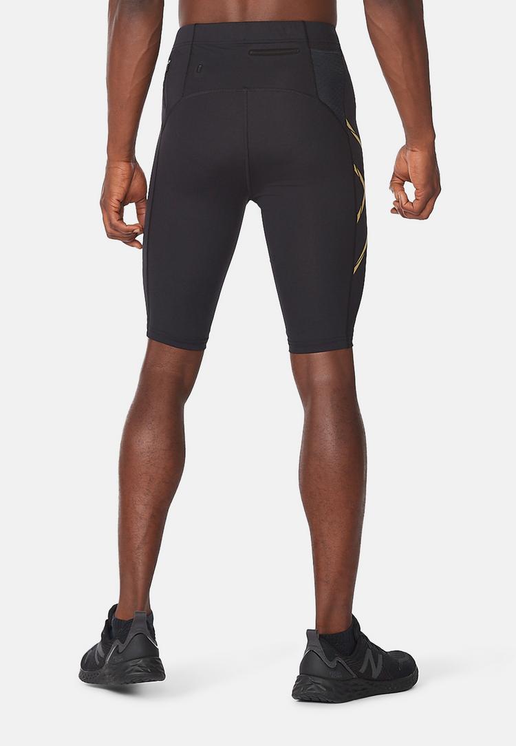 2XU 2XU Light Speed Compression Funktionsshorts Herren - black-gold reflective - 1 | SportScheck