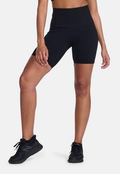 Rückansicht von 2XU Form Stash Hi-Rise Funktionsshorts Damen black/black