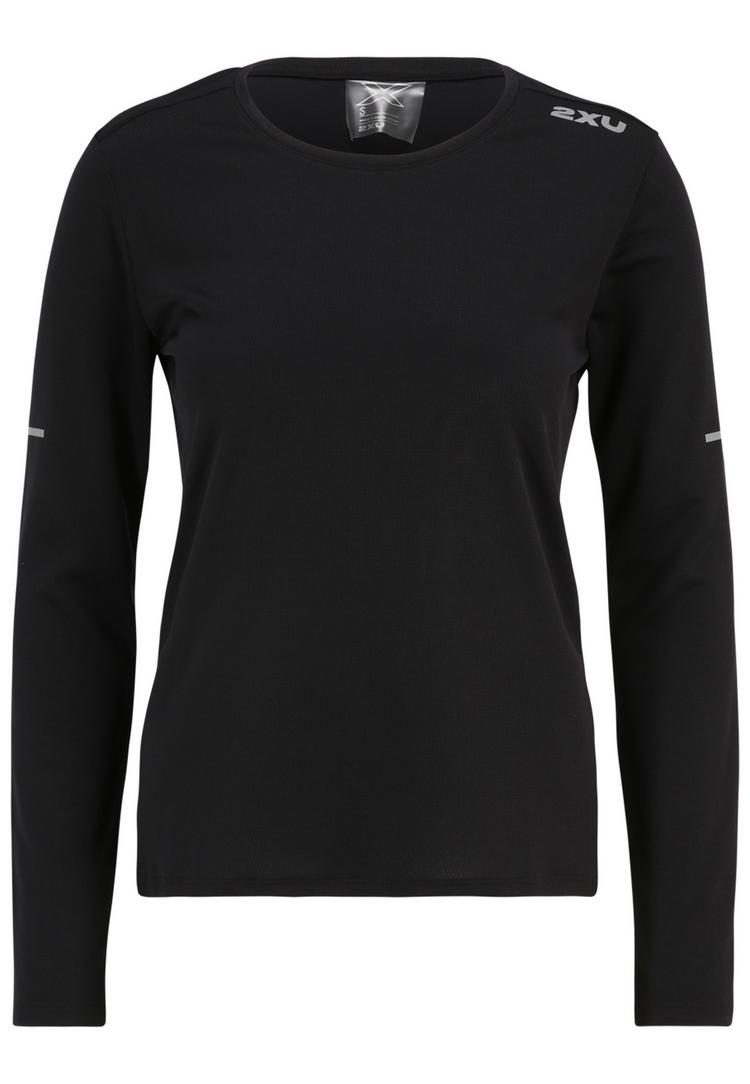 2XU 2XU Aero Funktionsshirt Damen - black-silver reflective - 0 | SportScheck