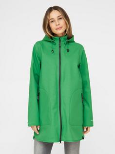 Rückansicht von Ilse Jacobsen RAIN135 Regenjacke Damen Evergreen