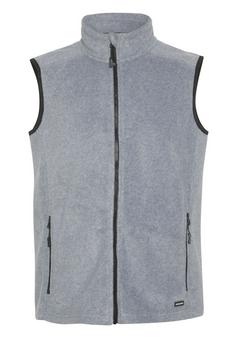 Chiemsee Fleece-Weste Fleeceweste Herren 17-4402M Neutral Gray Melange