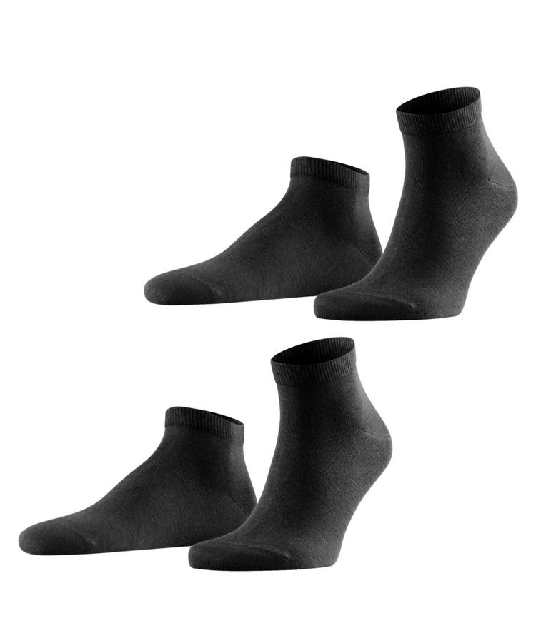 Falke Falke Happy  2-Pack Sneaker Socken Herren - black (3000) - 0 | SportScheck