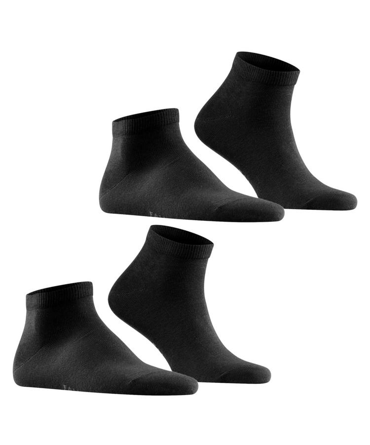 Falke Falke Happy  2-Pack Sneaker Socken Herren - black (3000) - 0 | SportScheck