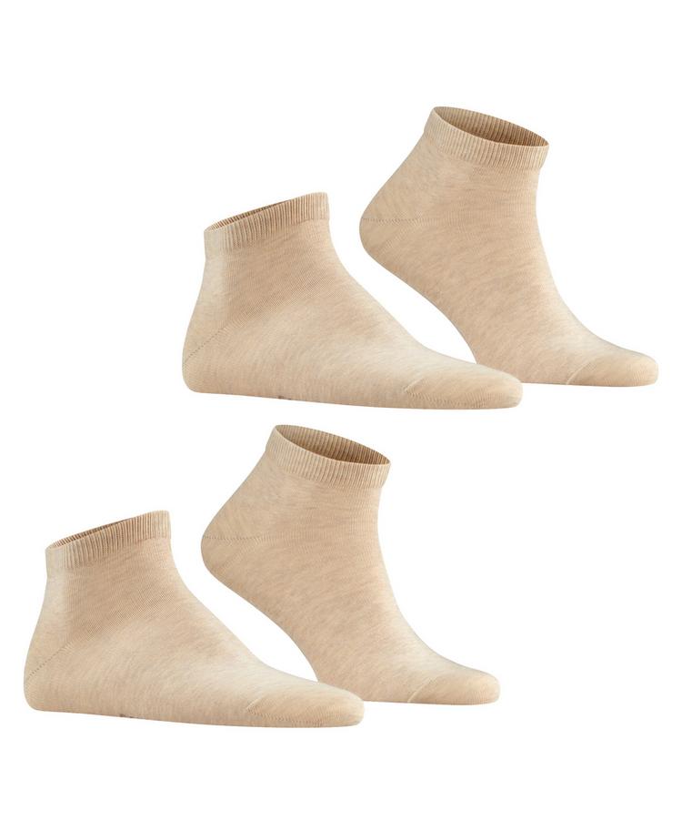 Falke Falke Happy  2-Pack Sneaker Socken Herren - sand mel. (4650) - 0 | SportScheck