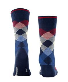 Rückansicht von Burlington Freizeitsocken Herren marine (6121)