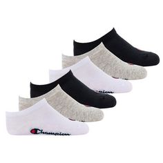 CHAMPION Socken Freizeitsocken Schwarz/Grau/Weiß