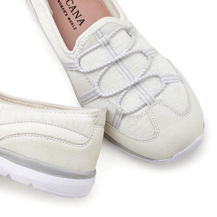 Lascana Lascana Sneaker Sneaker Damen - wei&szlig;-grau - 9 | SportScheck