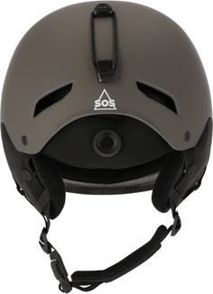 Rückansicht von SOS Cooper Skihelm 1071 Black Ink