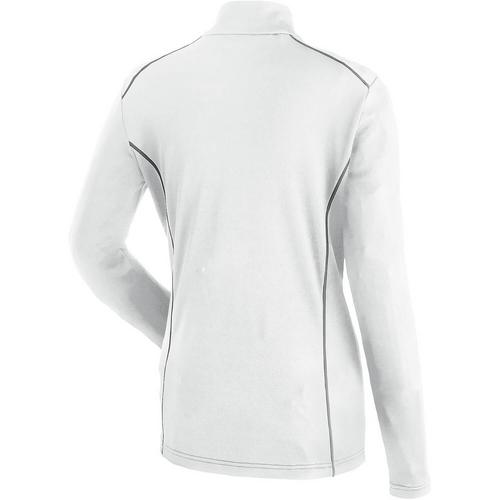 Rückansicht von Maier Sports Jenna Rec Langarmshirt Damen Weiß