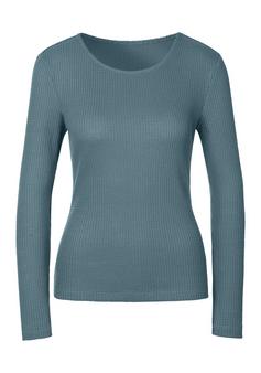 Lascana Langarmshirt Langarmshirt Damen petrol