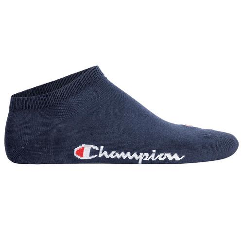 Rückansicht von CHAMPION Socken Freizeitsocken Blau/Weiß/Grau