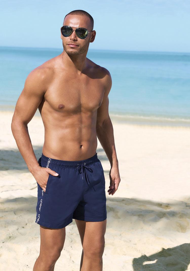 S.OLIVER S.OLIVER Badeshorts Badehose Herren - marine - 0 | SportScheck