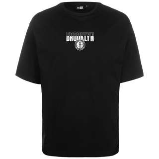 New Era NBA Brooklyn Nets Graphic T-Shirt Herren schwarz / weiß