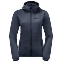 Jack Wolfskin WINDHAIN HOODY W Softshelljacke Damen - night blue