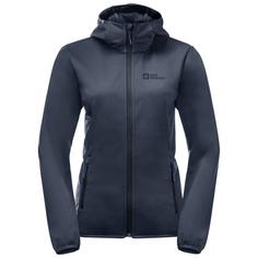 Jack Wolfskin WINDHAIN HOODY W Softshelljacke Damen night blue