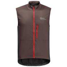 Jack Wolfskin MOROBBIA ALPHA VEST M Outdoorweste Herren red earth