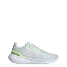 Rückansicht von adidas Runfalcon 3.0 Laufschuh Laufschuhe Crystal Jade / Zero Metalic / Green Spark
