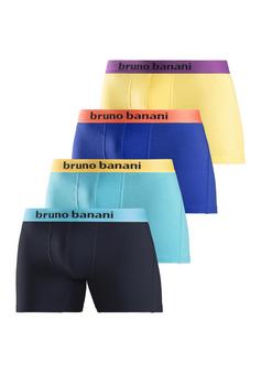 BRUNO BANANI Boxer Boxershorts Herren gelb, royalblau, türkis, navy