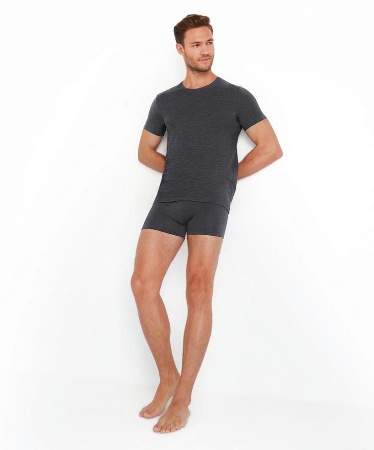 Falke Falke UW Crew Neck Shirt WO/CLY m Unterhemd Herren - dark grey -heather (3278) - 1 | SportScheck