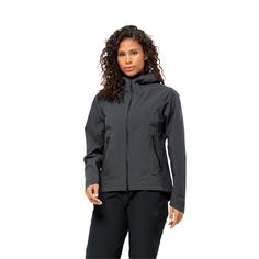 Rückansicht von Jack Wolfskin BIKE COMMUTE MONO JKT W Funktionsjacke Damen phantom