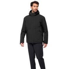 Rückansicht von Jack Wolfskin WANDERMOOD JKT M Funktionsjacke Herren black