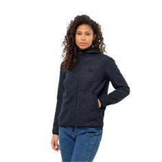 Rückansicht von Jack Wolfskin TANNENSPUR JKT W Fleecejacke Damen night blue