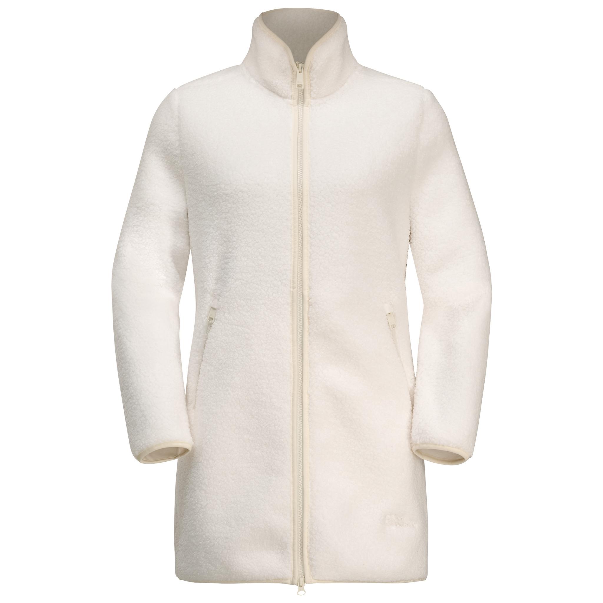 White fleece coat sales