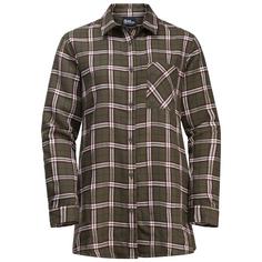 Jack Wolfskin MORGENLUFT SHIRT W Langarmhemd Damen island moss 41