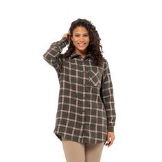 Rückansicht von Jack Wolfskin MORGENLUFT SHIRT W Langarmhemd Damen island moss 41