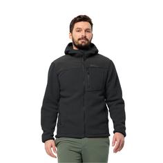 Rückansicht von Jack Wolfskin KAMMWEG PILE FZ M Fleecejacke Herren phantom