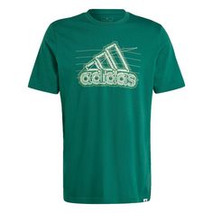 adidas Growth Badge Graphic T-Shirt T-Shirt Herren Collegiate Green