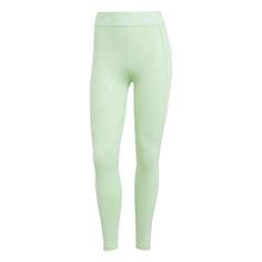 adidas Techfit Printed 7/8-Leggings Tights Damen Semi Green Spark