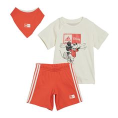 adidas adidas x Disney Micky Maus Geschenkset Trainingsanzug Kinder Off White