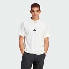 Rückansicht von adidas Z.N.E. T-Shirt Funktionsshirt Herren Off White