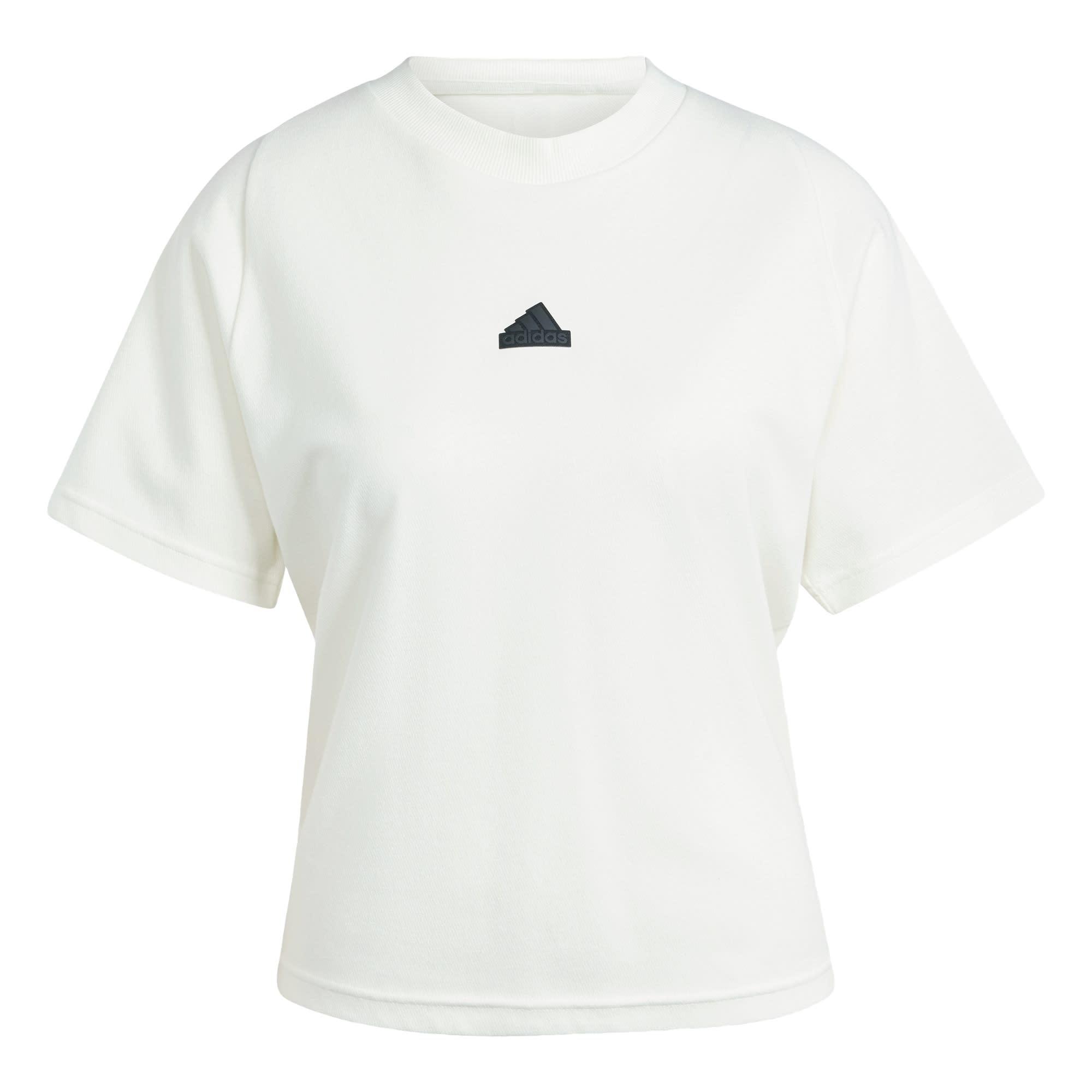 Adidas t shirt women white best sale