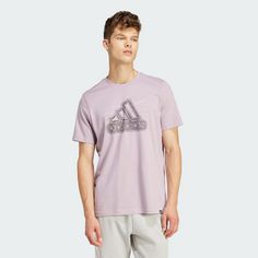 Rückansicht von adidas Growth Badge Graphic T-Shirt T-Shirt Herren Preloved Fig