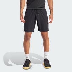 Rückansicht von adidas Tennis Ergo Shorts Funktionsshorts Herren Black