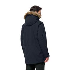 Rückansicht von Jack Wolfskin GLACIER CANYON PARKA Parka Herren night blue