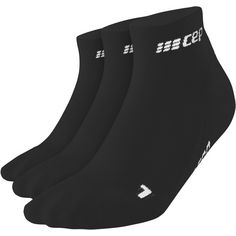 CEP 3er-Pack Socken Low Cut Men Laufsocken Herren black