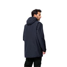 Rückansicht von Jack Wolfskin WINTERLAGER PARKA M Parka Herren night blue