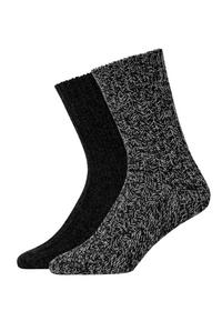 Snocks Norweger Socken Socken - Mix (Grau/Schwarz)