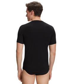 Rückansicht von Falke T-Shirt Unterhemd Herren black (3000)