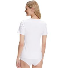 Rückansicht von Falke T-Shirt Unterhemd Damen white (2000)