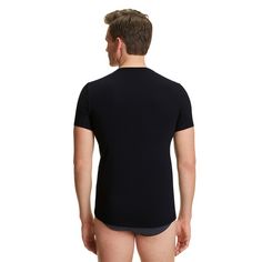 Rückansicht von Falke T-Shirt Unterhemd Herren black (3000)